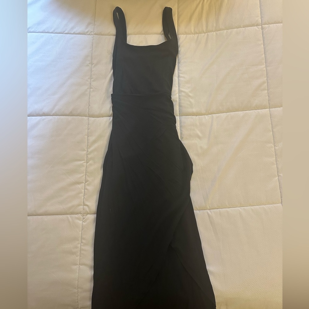 Aritzia Wilfred Saturn Midi Dress in Black Size XS - Picture 10 of 12